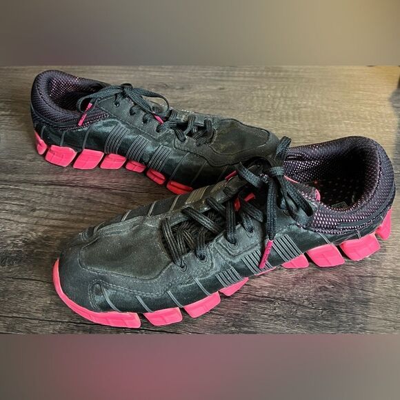 Adidas CC Ride Black and Pink Clima Cool Sneakers Size 8.5 - Picture 1 of 12